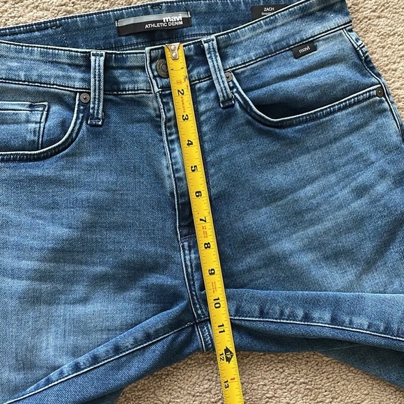 Mavi Zach Straight Leg Jeans M’s 31W 30L Regular Rise Mid Tonal Athletic Stretch - Picture 13 of 16